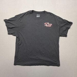 Disney Men's Grey and Black T-shirt